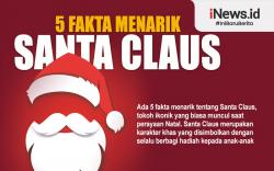 Infografis 5 Fakta Menarik Santa Claus