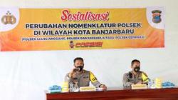 Nomenklatur Berubah, 3 Polsek di Banjarbaru Kalsel Resmi Berganti Nama