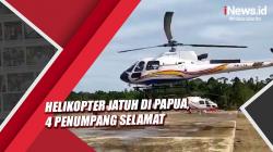 Helikopter Jatuh di Papua, 4 Penumpang Selamat