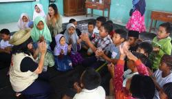 Trauma Awan Mendung, Anak Pengungsi Gunung Semeru Diberikan Pemulihan Psikologis