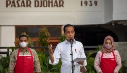 Presiden Jokowi Resmikan Pasar Johar Semarang