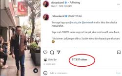 Bak Model Video Klip Noah Yang Terdalam, Ridwan Kamil Panen Setengah Juta Like<