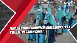 Video Jemaah Umrah Indonesia Diberangkatkan Kembali ke Tanah Suci