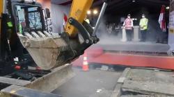 Proyek Rel Layang Simpang Joglo di Solo Dimulai 