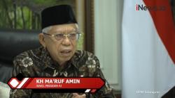 iNews.id Ulang Tahun ke-4, Wapres Ma'ruf Amin : Teruslah Jadi Media yang Menayangkan Berita Cerdas  
