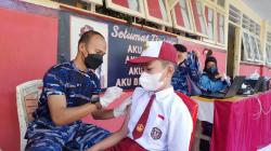 Sukseskan Vaksinasi Covid-19, Babinpotdirga Lanud Sam Ratulangi Manado Blusukan ke Sekolah