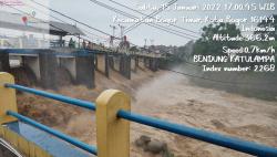 Hujan, Bendung Katulampa Naik Siaga 3