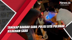 Video Tangkap Bandar Sabu, Polisi Sita Puluhan Kilogram Sabu