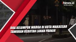 Video Dua Kelompok Warga di Kota Makassar Tawuran Rebutan Lahan Parkir