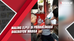 Video Maling Elpiji di Probolinggo Dikeroyok Warga