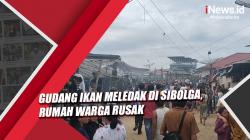 Gudang Ikan Meledak di Sibolga, Rumah Warga Rusak