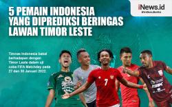 Infografis 5 Pemain Indonesia yang Diprediksi Beringas Vs Timor Leste