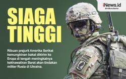 Infografis 8.500 Tentara AS Siaga Tinggi terkait Krisis Ukraina