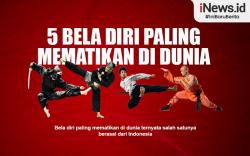 Infografis 5 Bela Diri Paling Mematikan di Dunia