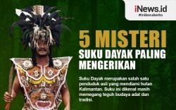 Infografis Misteri Suku Dayak yang Menakutkan, Nomor 3 Para Pria Harus Hati-Hati