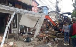 Puluhan Kios di Samping Rumah Susun Palembang Dibongkar, Warga Pasrah<