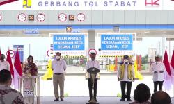 Jokowi Resmikan Jalan Tol Binjai-Stabat Sepanjang 11,8 Km di Sumut