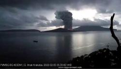 Gunung Anak Krakatau Erupsi, Semburan Abu Capai 2.000 Meter 