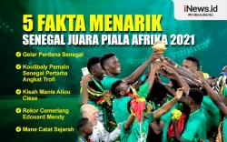 Infografis 5 Fakta Menarik Senegal Juara Piala Afrika 2021