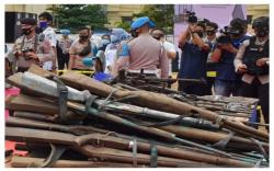 Berantas Senjata Api Ilegal, Polda Sumsel Gelar Operasi Senpi Musi<