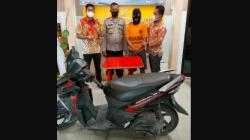 Tepergok Petugas, Maling Motor Pedagang Simpang Limun Diringkus