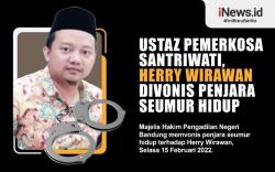 Sadar Salah Perkosa 13 Santriwati, Herry Wirawan Terima Vonis Penjara Seumur Hidup<