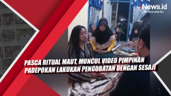 Video Pasca Ritual Maut, Muncul Video Pimpinan Padepokan Lakukan Pengobatan dengan Sesaji