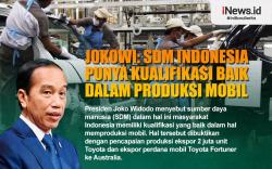 Infografis Jokowi: SDM Indonesia Punya Kualifikasi Baik dalam Produksi Mobil