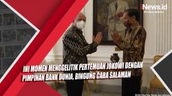 Begini Momen Menggelitik Pertemuan Jokowi dengan Pimpinan Bank Dunia, Bingung Cara Salaman 
