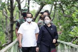 Terungkap Pesan yang Ditulis Puan Maharani saat Berkunjung ke Bendungan Sepaku IKN