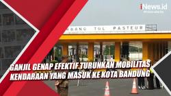 Video Ganjil Genap Efektif Turunkan Mobilitas Kendaraan yang Masuk ke Kota Bandung