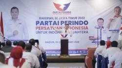 Rakerwil Partai Perindo se-Jatim, Pesan Hary Tanoesoedibjo: Menuju Pemilu 2024, Seluruh Kader Harus Bergerak