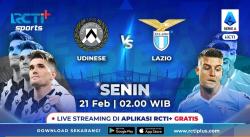Link Live Streaming Udinese Vs Lazio di RCTI+: Ciro Immobile Siap Tambah Tabungan Gol