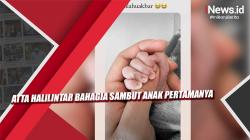 Atta Halilintar Bahagia Sambut Anak Pertamanya 