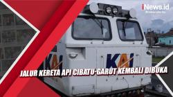 Video Jalur Kereta Api Cibatu-Garut Kembali Dibuka