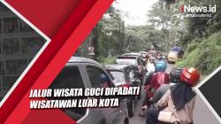 Libur Panjang Isra Miraj, Jalur Wisata Guci Dipadati Wisatawan Luar Kota