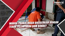 Video Warga Probolinggo Digegerkan dengan Teror Pelemparan Bom Bondet