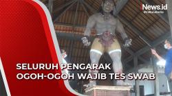 Seluruh Pengarak Ogoh-Ogoh di Bali Wajib Tes Swab