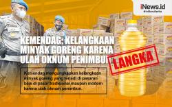 Infografis Kemendag: Kelangkaan Minyak Goreng karena Ulah Oknum Penimbun
