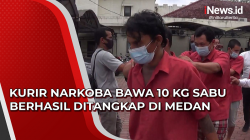 Video Kurir Narkoba Bawa 10 Kg Sabu Berhasil Ditangkap di Medan