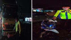 Gagal Nyalip, Pemotor Tewas Terlindas Truk Tronton di Cicurug Sukabumi<