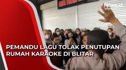 Video Pemandu Lagu Tolak Penutupan Rumah Karaoke di Blitar
