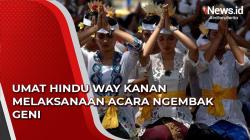 Video Umat Hindu Way Kanan Melaksanaan Acara Ngembak Geni