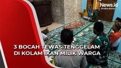3 Bocah Tewas Tenggelam di Kolam Ikan Milik Warga Tasikmalaya