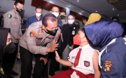 Polda Sumsel Target Vaksinasi Tuntas Sebelum Idul Fitri <