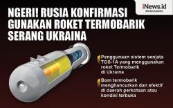 Infografis Rusia Akui Pakai Bom Termobarik di Ukraina