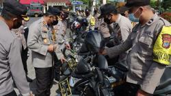 Cek Kendaraan Dinas Bhabinkamtibmas, Begini Pesan Kapolres Minahasa