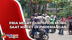 Nekat Curi Spion Mobil saat Macet, Pria di Pademangan Babak Belur Dihajar Warga