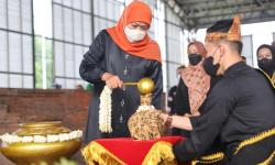 Kemah di IKN Nusantara, Gubernur Khofifah Bawa Tanah dan Air dari Bumi Majapahit 