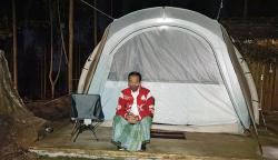 Jokowi Ungkap Rasanya Berkemah di IKN, Netizen: Ada Jurit Malam Gak Ya?